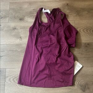 Lululemon Athletica Burgundy Racerback Tank